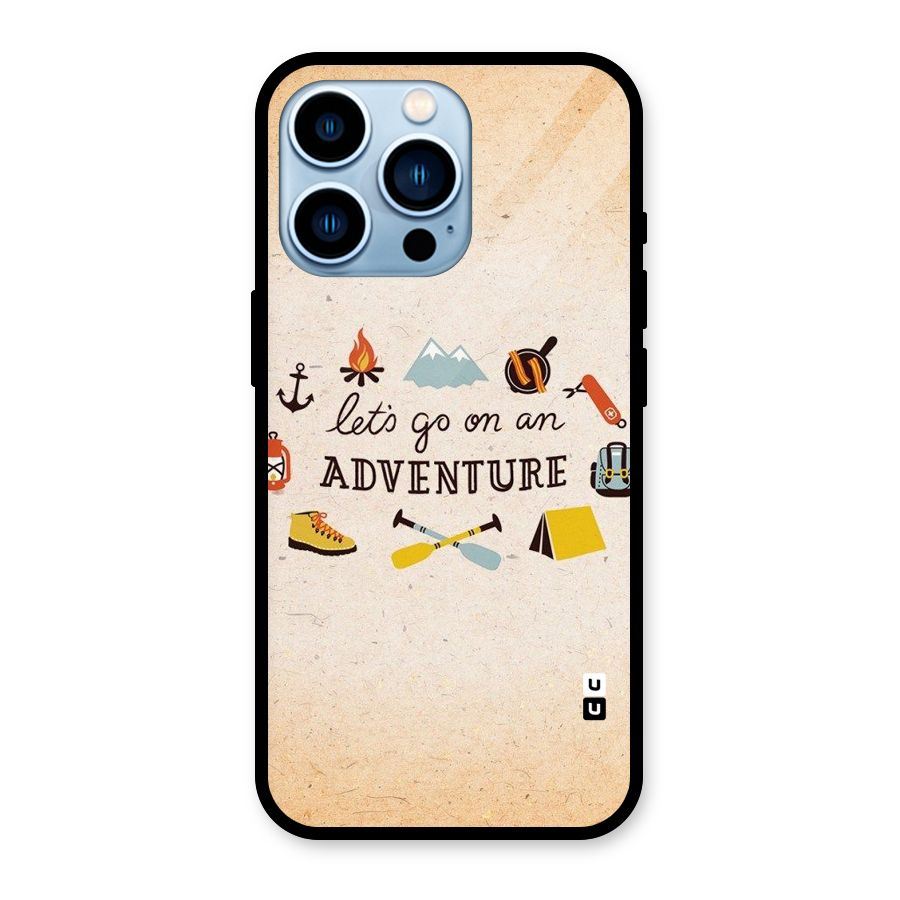 Lets Adventure Life Glass Back Case for iPhone 13 Pro