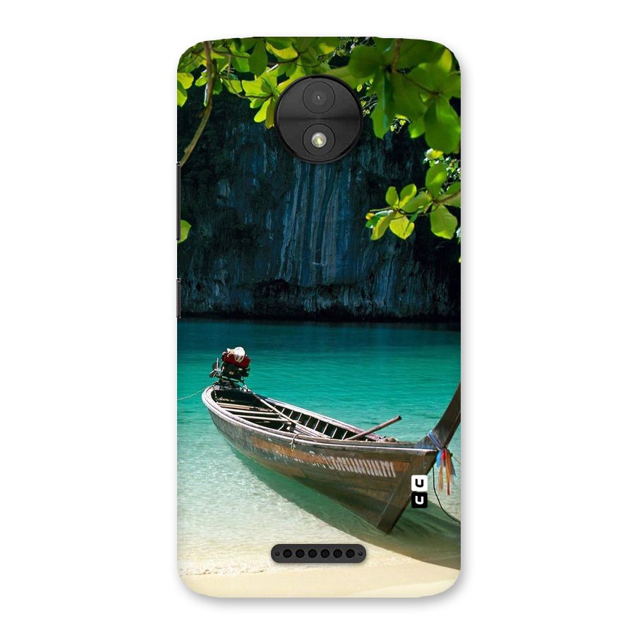 Lets Cross Over Back Case for Moto C