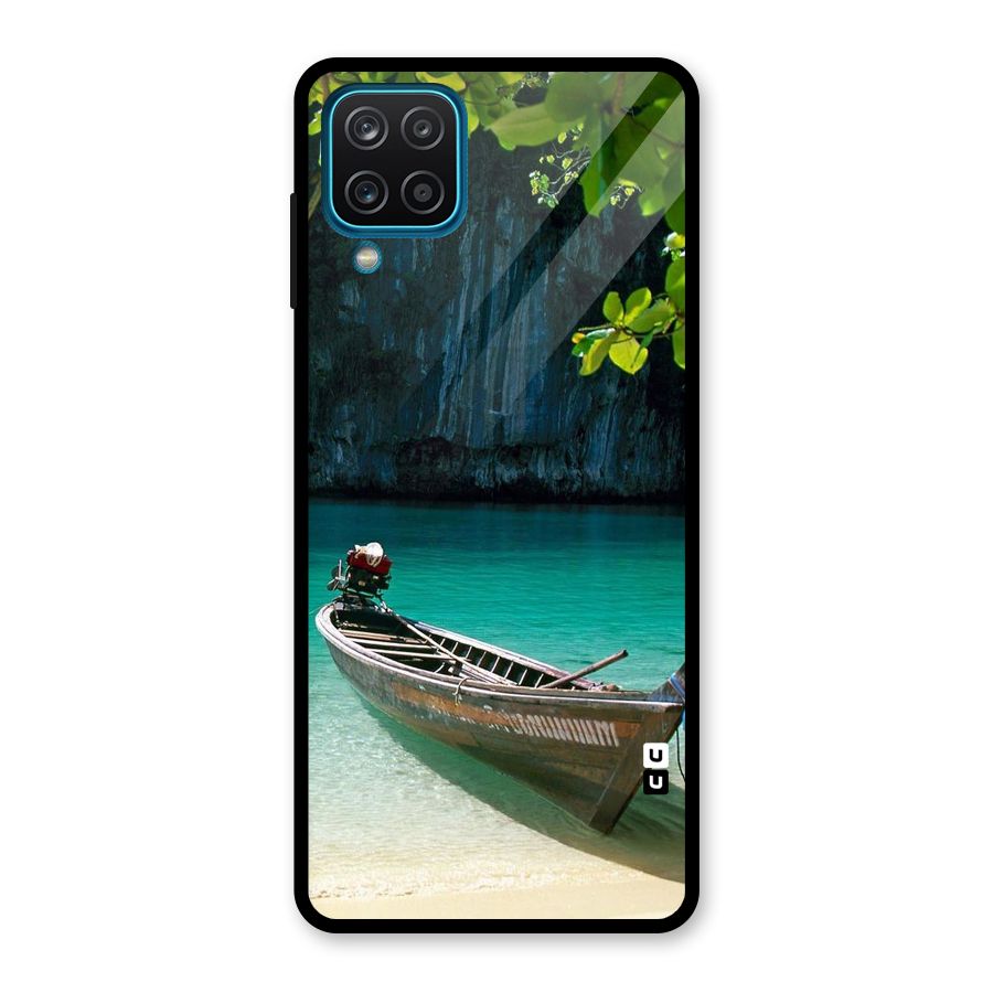 Lets Cross Over Glass Back Case for Galaxy A12