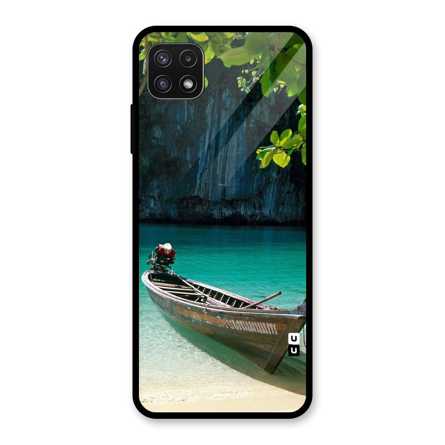 Lets Cross Over Glass Back Case for Galaxy A22 5G