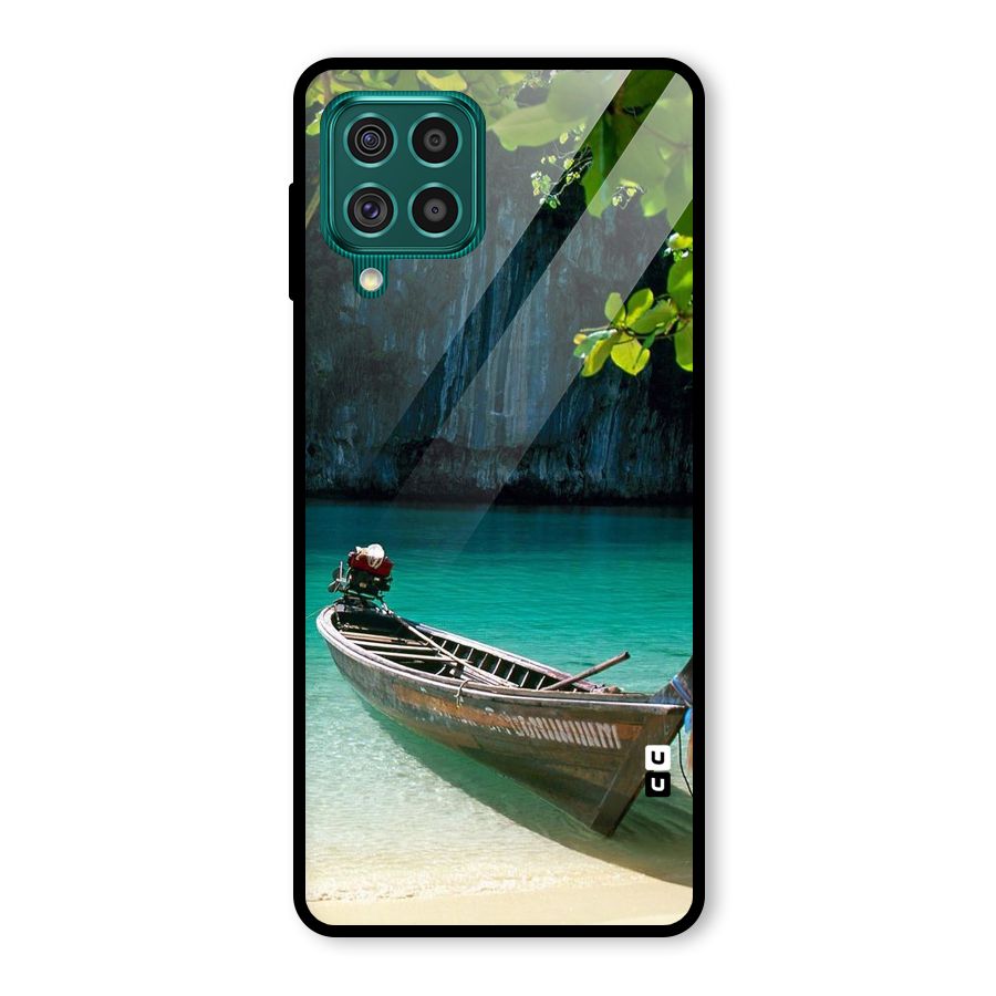 Lets Cross Over Glass Back Case for Galaxy F62