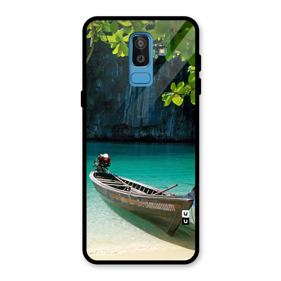 Lets Cross Over Glass Back Case for Galaxy J8