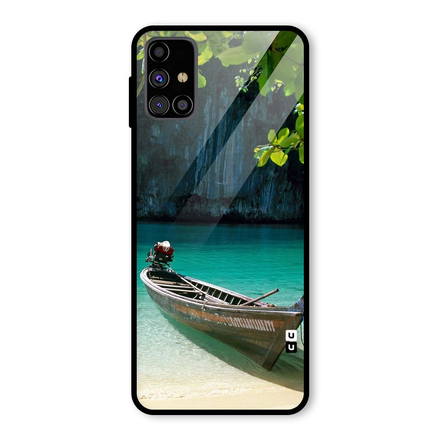 Lets Cross Over Glass Back Case for Galaxy M31s