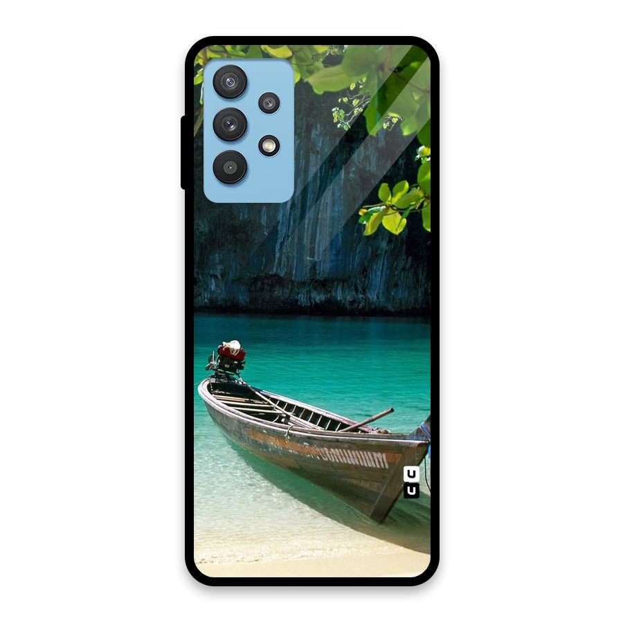 Lets Cross Over Glass Back Case for Galaxy M32 5G