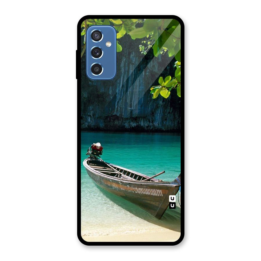 Lets Cross Over Glass Back Case for Galaxy M52 5G
