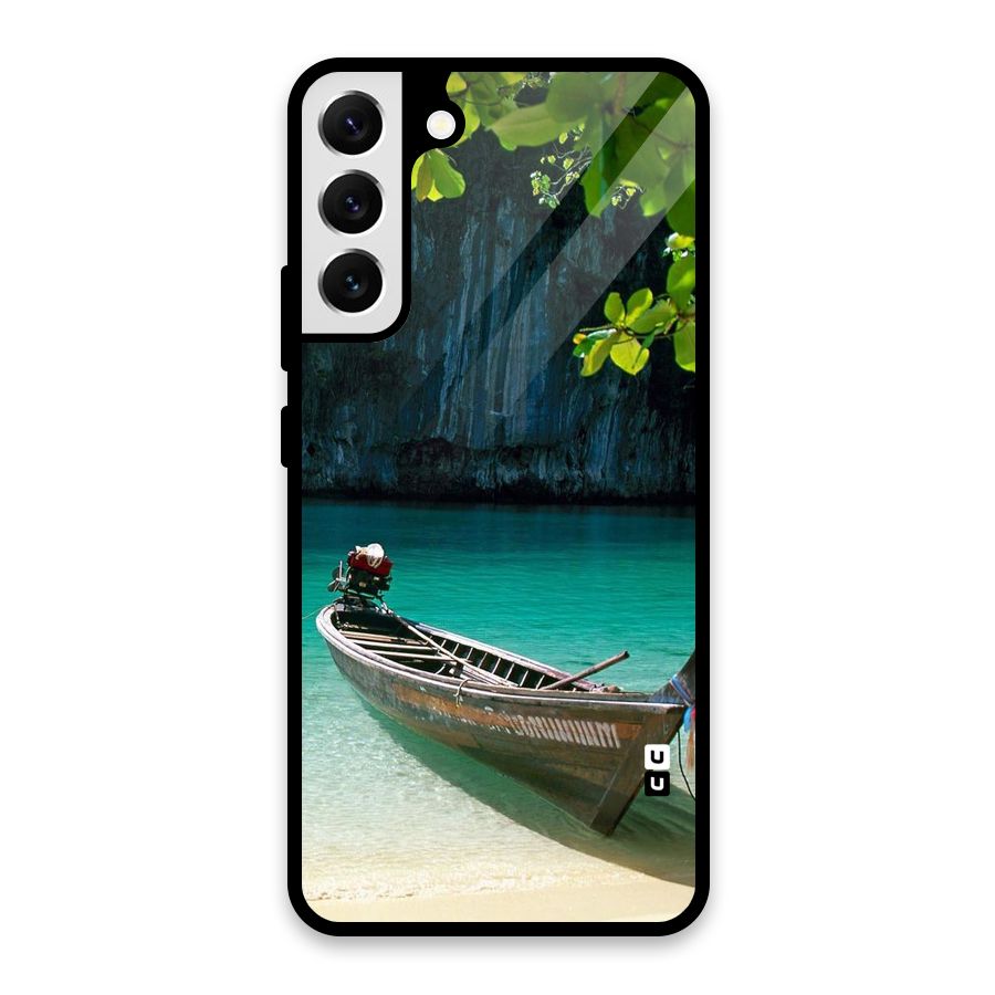 Lets Cross Over Glass Back Case for Galaxy S22 Plus 5G