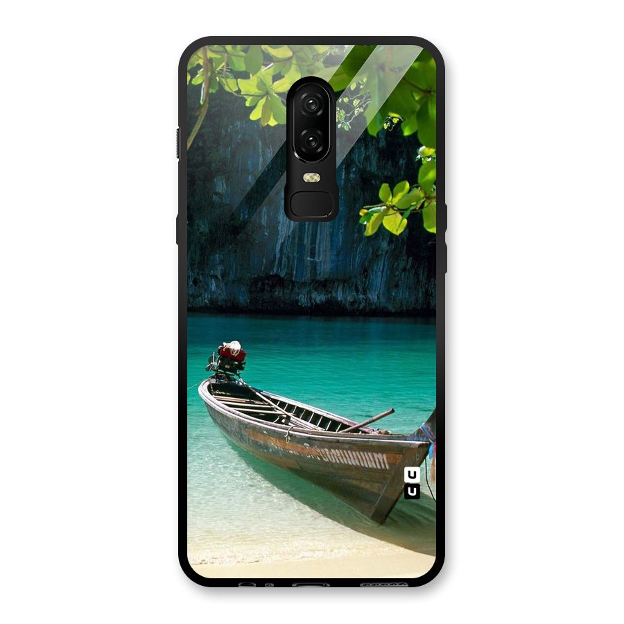 Lets Cross Over Glass Back Case for OnePlus 6