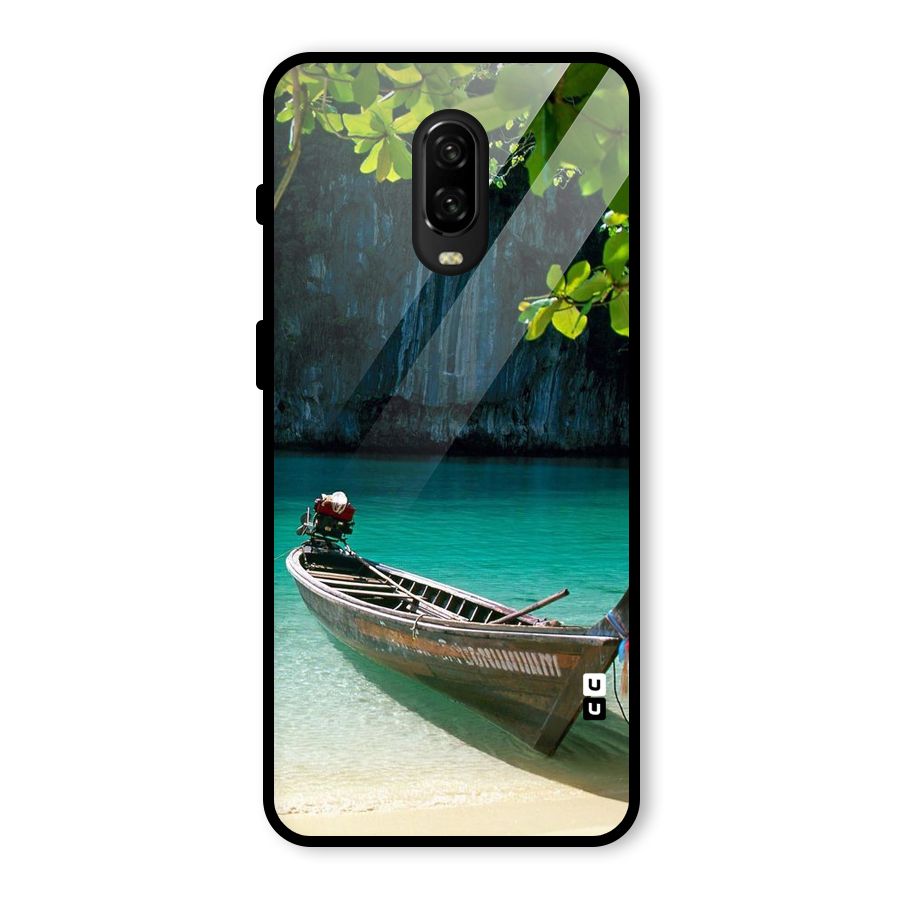 Lets Cross Over Glass Back Case for OnePlus 6T