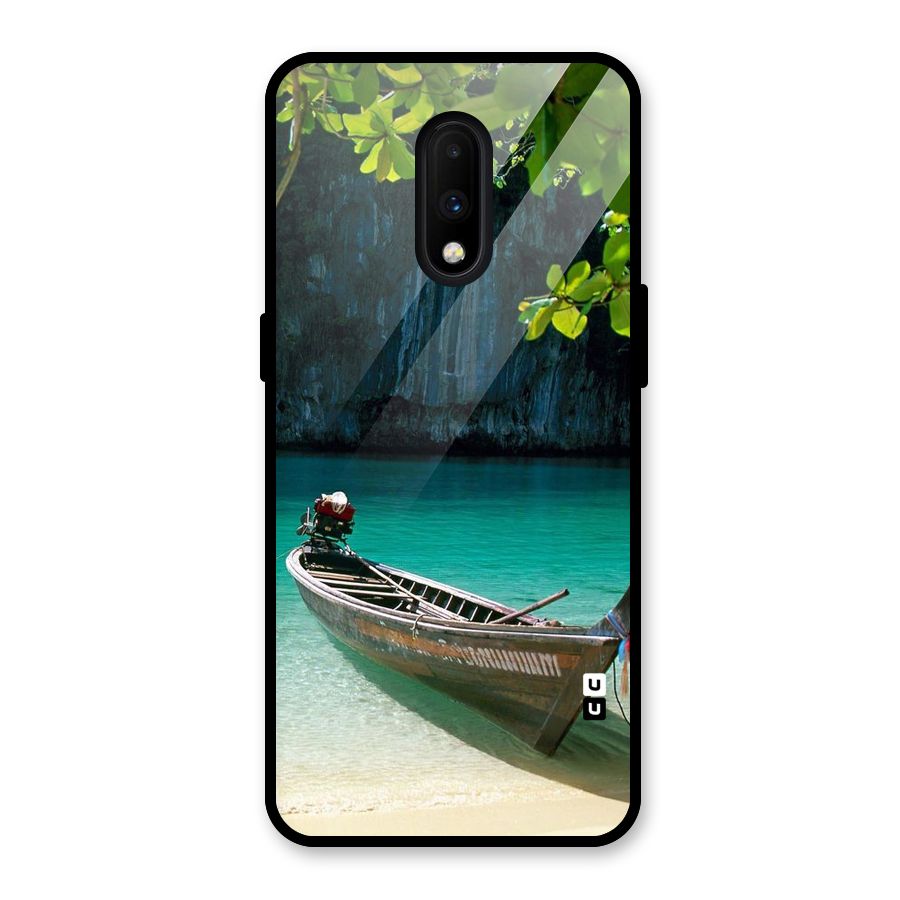 Lets Cross Over Glass Back Case for OnePlus 7
