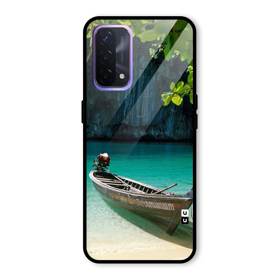 Lets Cross Over Glass Back Case for Oppo A74 5G