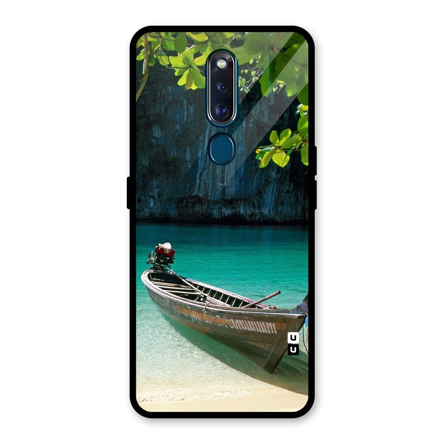Lets Cross Over Glass Back Case for Oppo F11 Pro