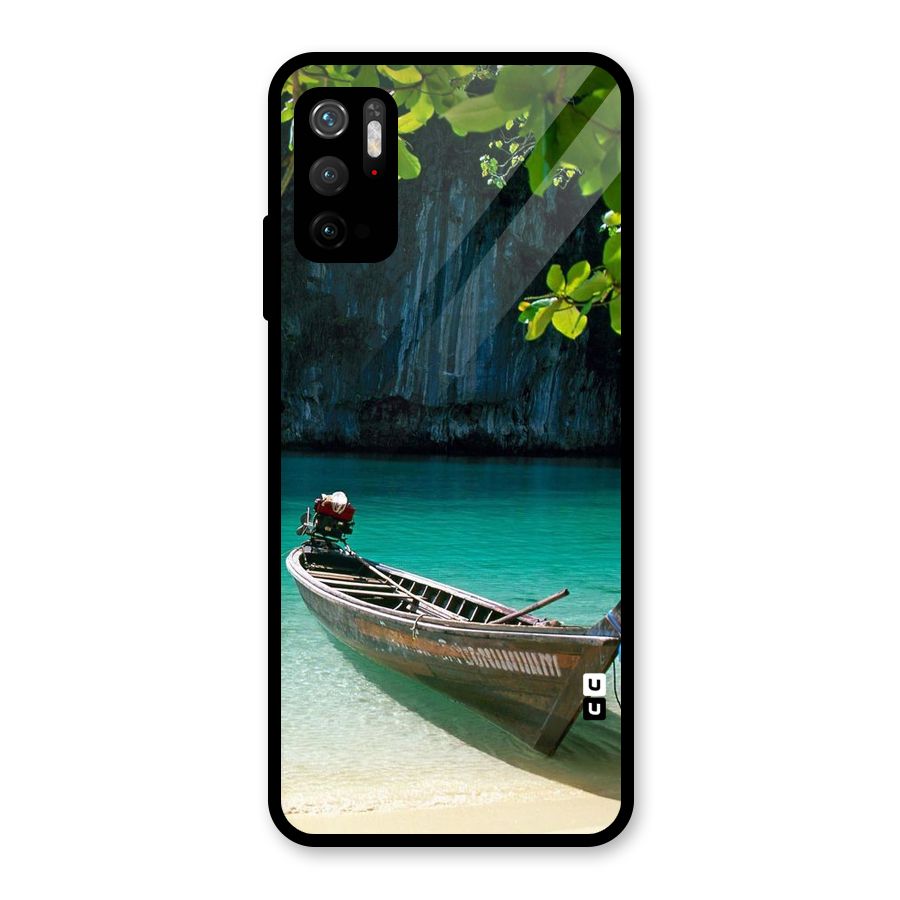 Lets Cross Over Glass Back Case for Poco M3 Pro 5G
