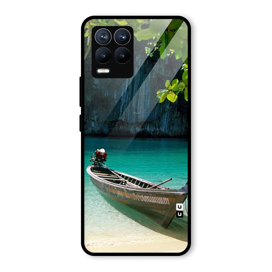 Lets Cross Over Glass Back Case for Realme 8 Pro