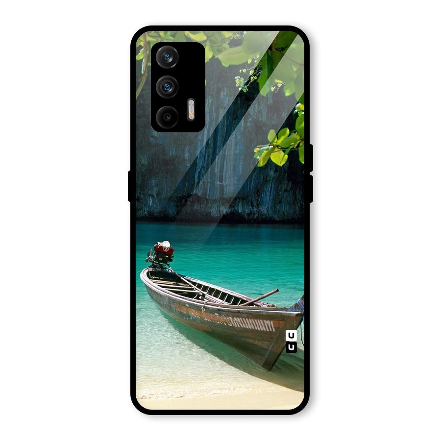 Lets Cross Over Glass Back Case for Realme X7 Max