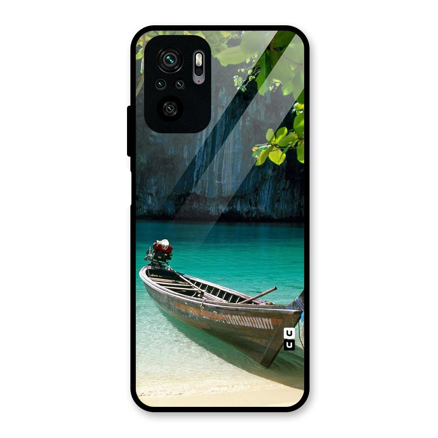 Lets Cross Over Glass Back Case for Redmi Note 10