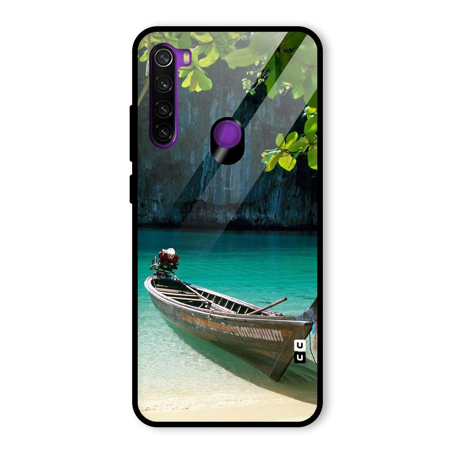 Lets Cross Over Glass Back Case for Redmi Note 8