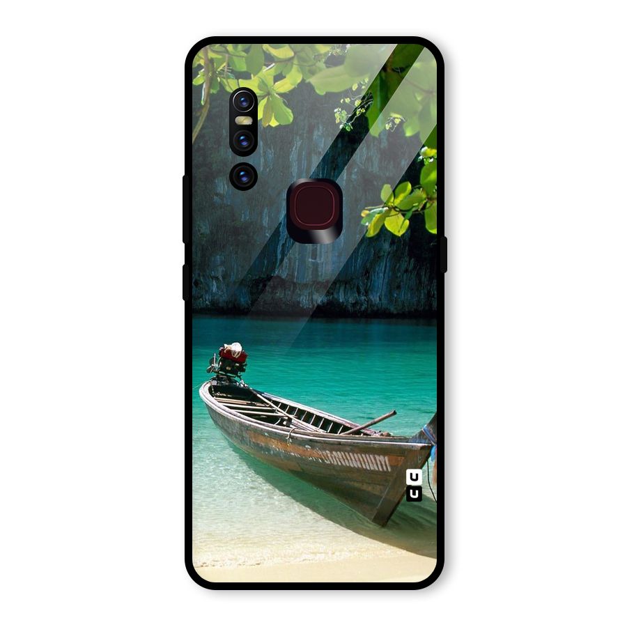 Lets Cross Over Glass Back Case for Vivo V15