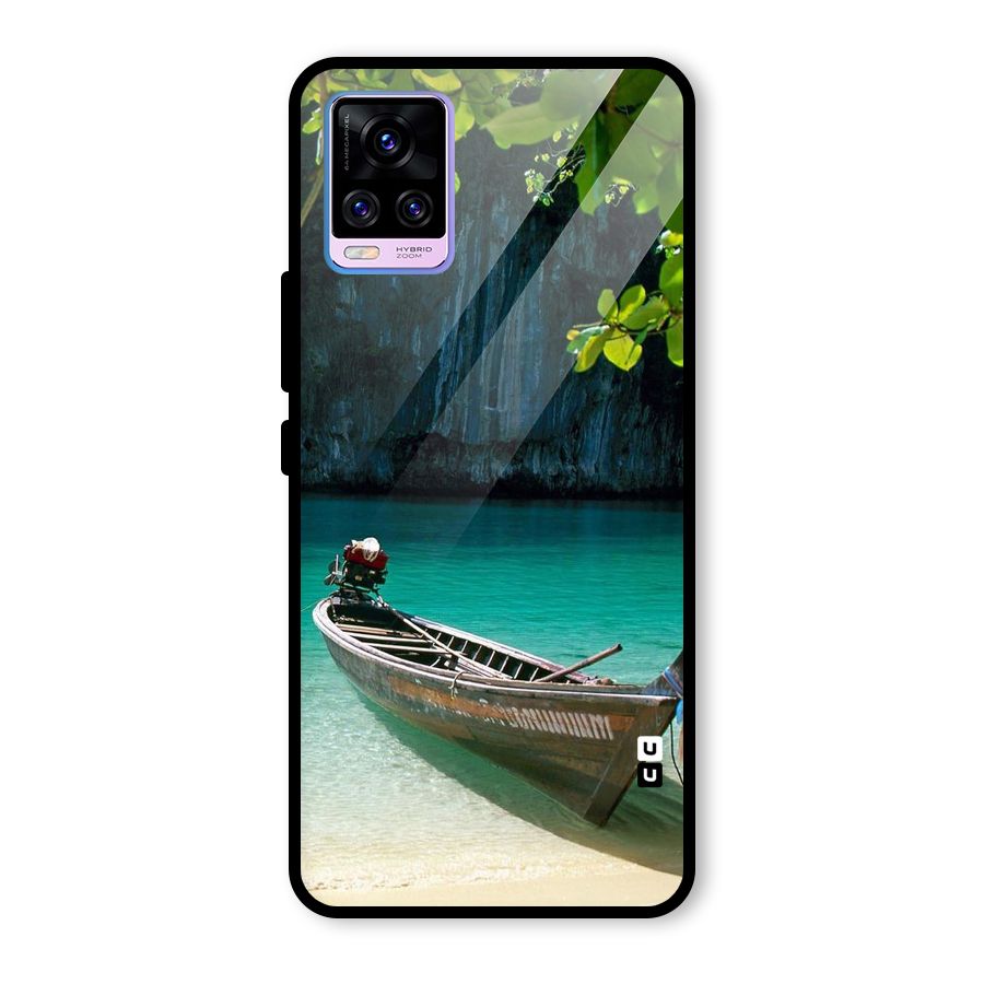 Lets Cross Over Glass Back Case for Vivo V20 Pro