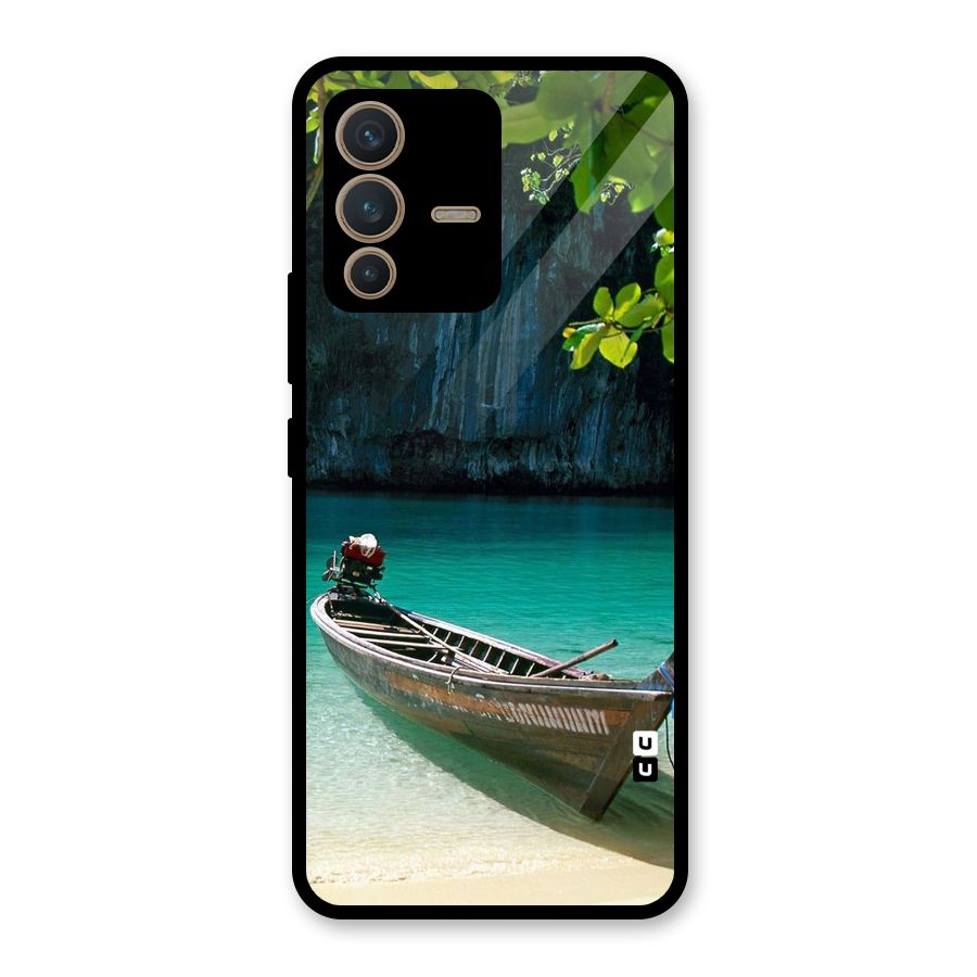 Lets Cross Over Glass Back Case for Vivo V23 5G