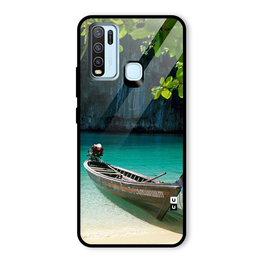 Lets Cross Over Glass Back Case for Vivo Y30