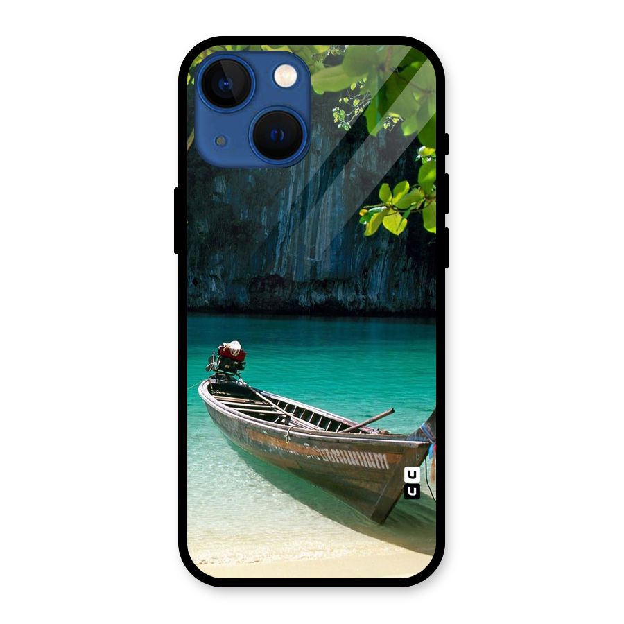 Lets Cross Over Glass Back Case for iPhone 13 Mini