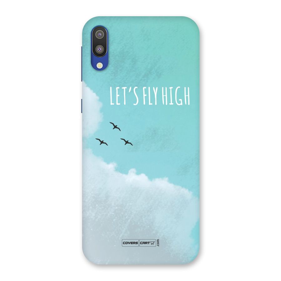 Lets Fly High Back Case for Galaxy M10