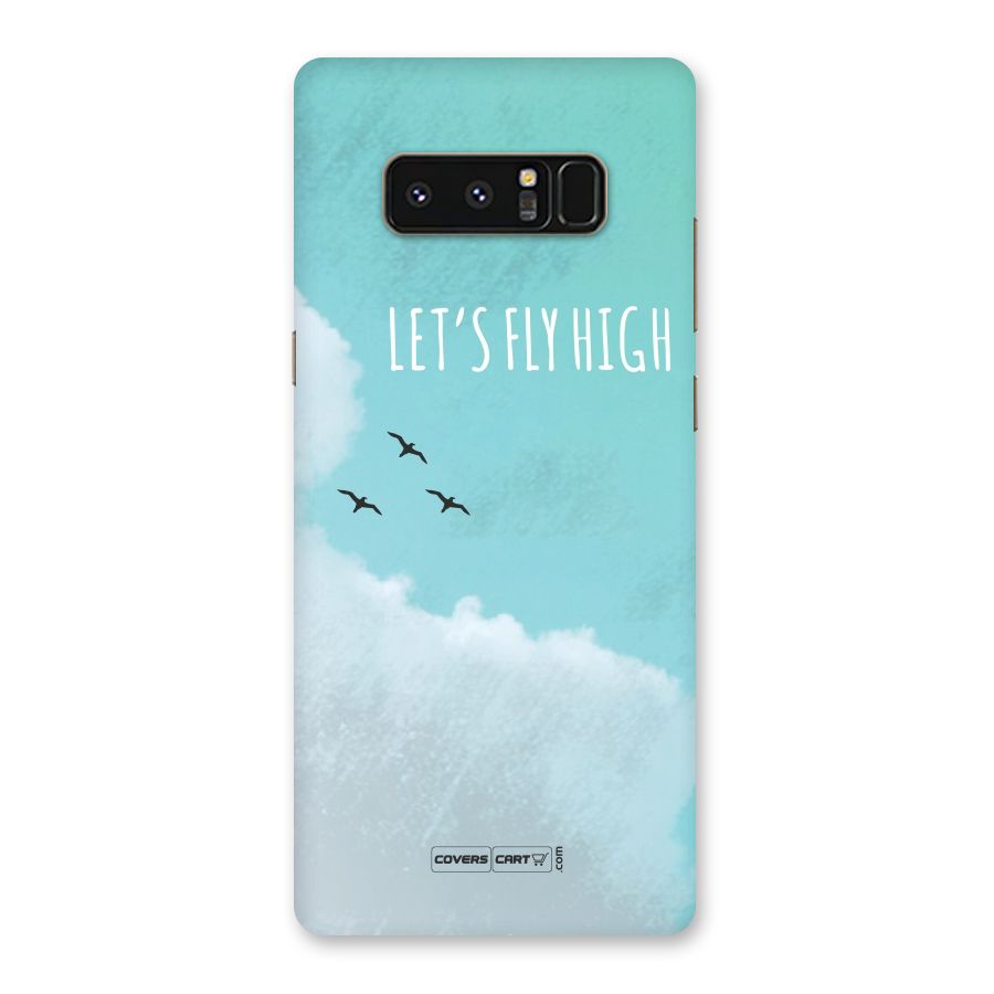 Lets Fly High Back Case for Galaxy Note 8