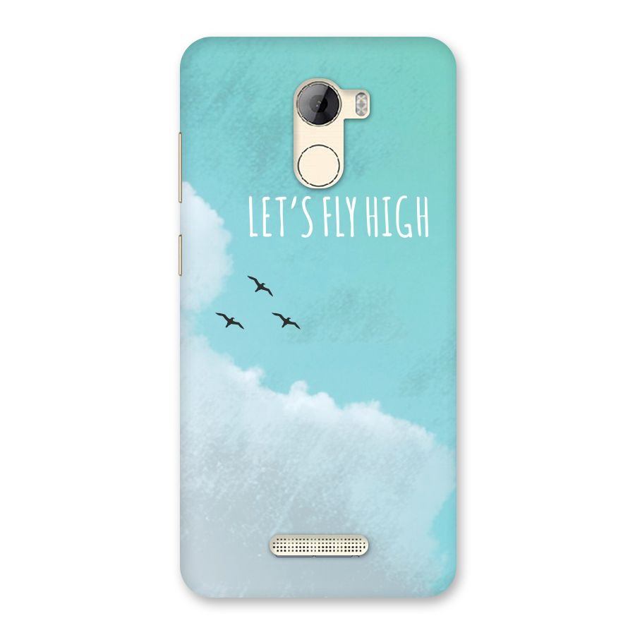 Lets Fly High Back Case for Gionee A1 LIte