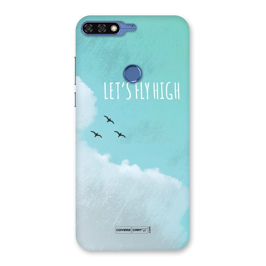 Lets Fly High Back Case for Honor 7C