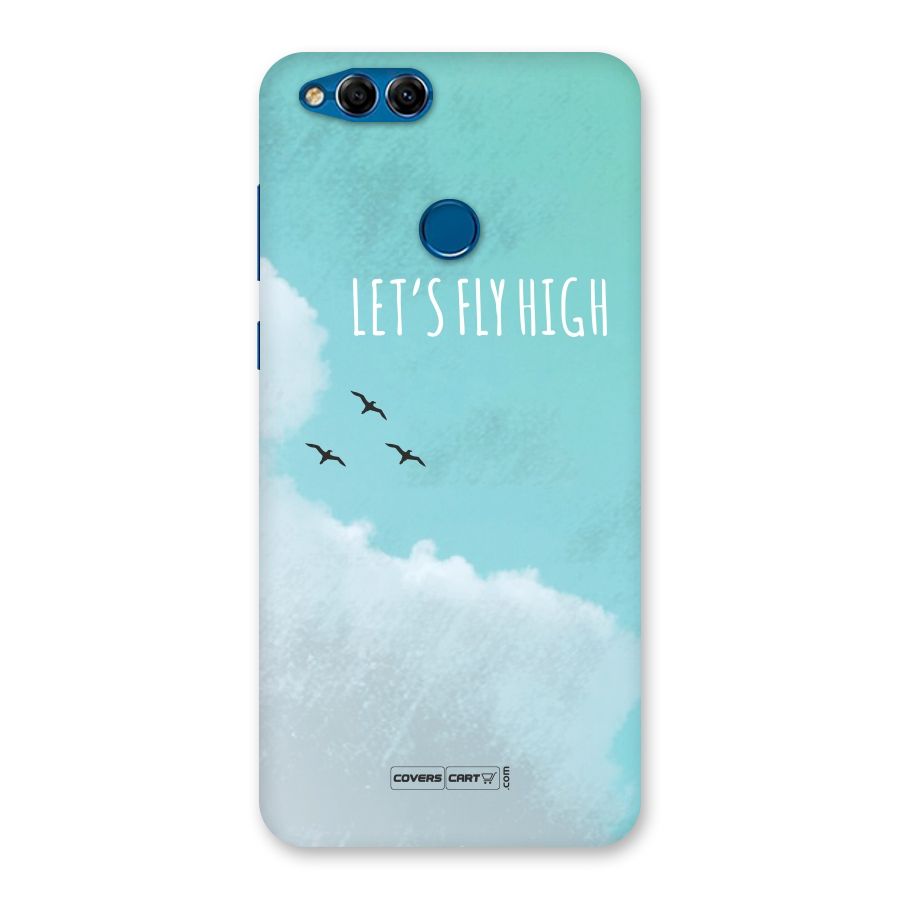 Lets Fly High Back Case for Honor 7X