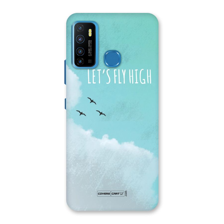 Lets Fly High Back Case for Infinix Hot 9