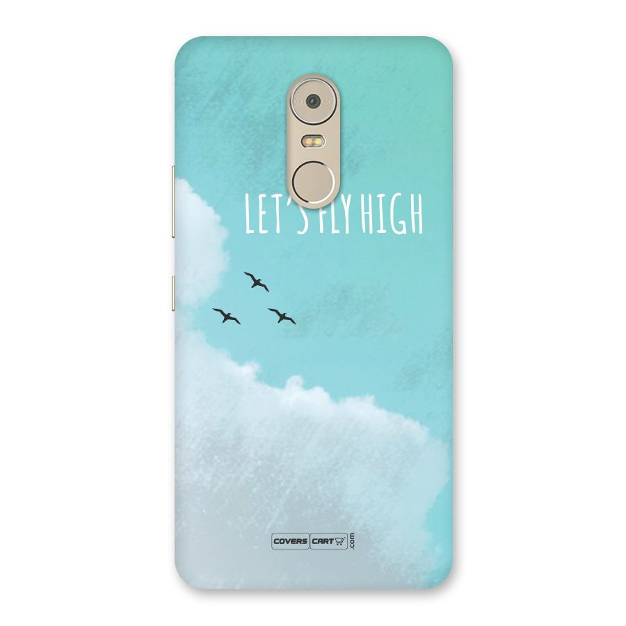 Lets Fly High Back Case for Lenovo K6 Note