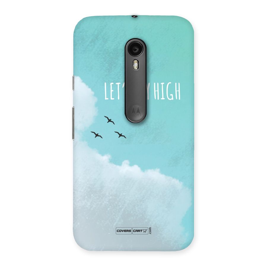 Lets Fly High Back Case for Moto G Turbo