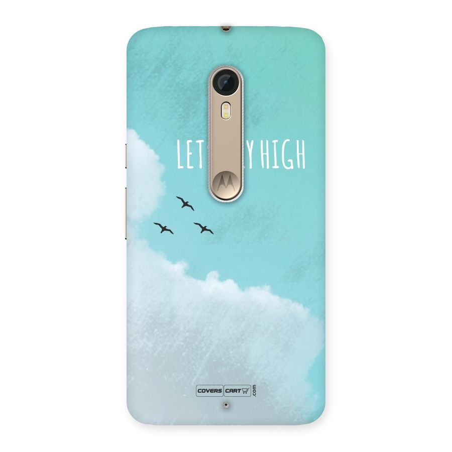 Lets Fly High Back Case for Motorola Moto X Style