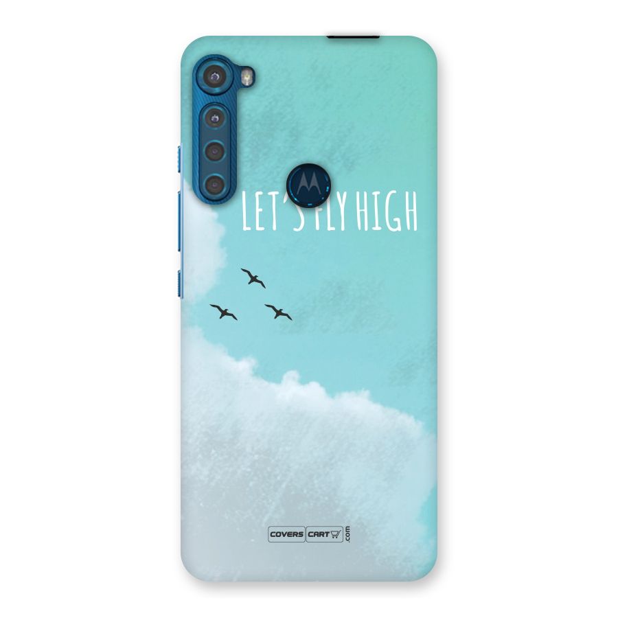 Lets Fly High Back Case for Motorola One Fusion Plus