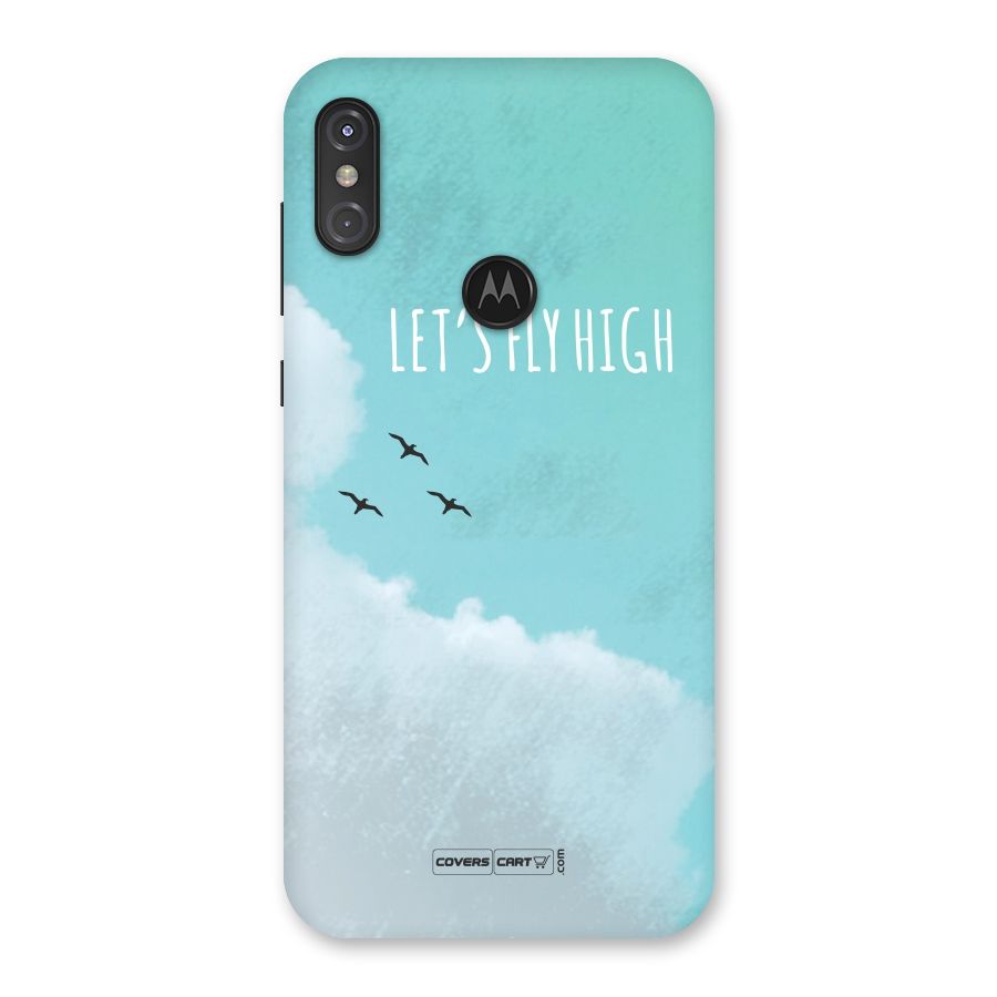 Lets Fly High Back Case for Motorola One Power
