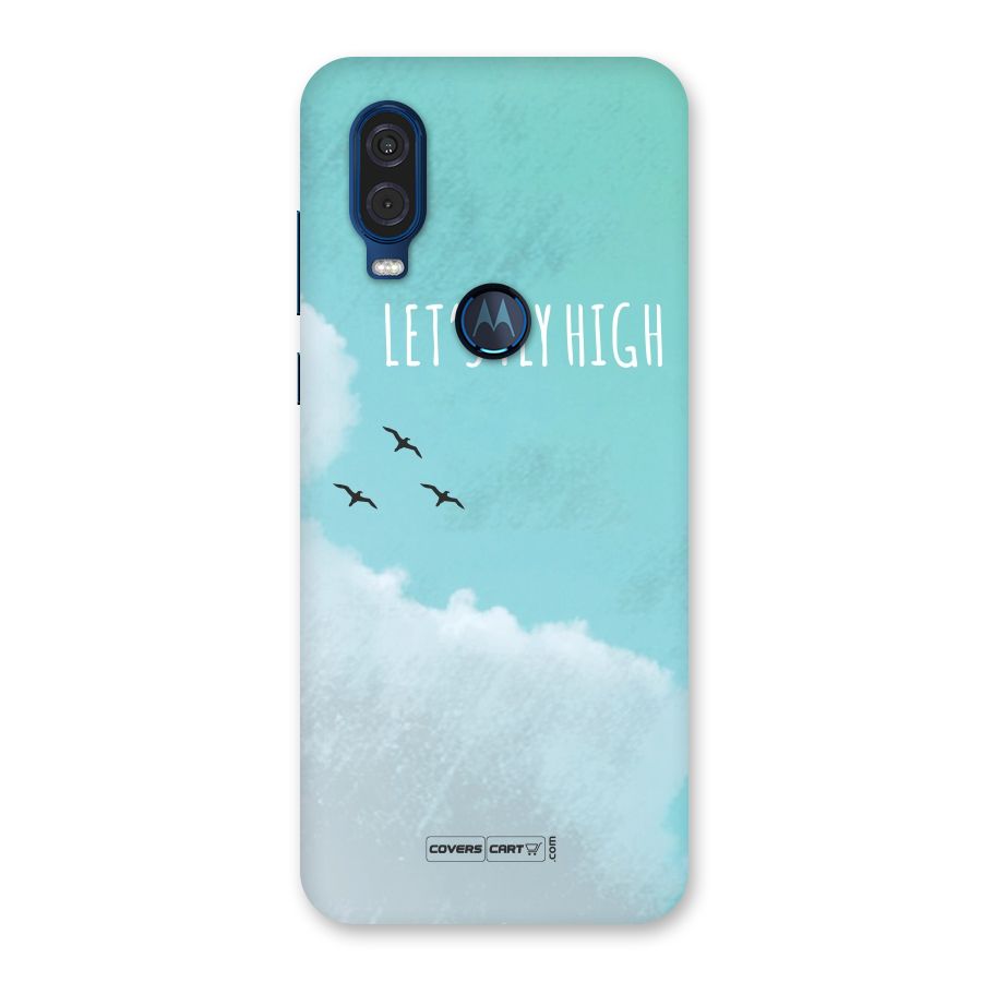 Lets Fly High Back Case for Motorola One Vision