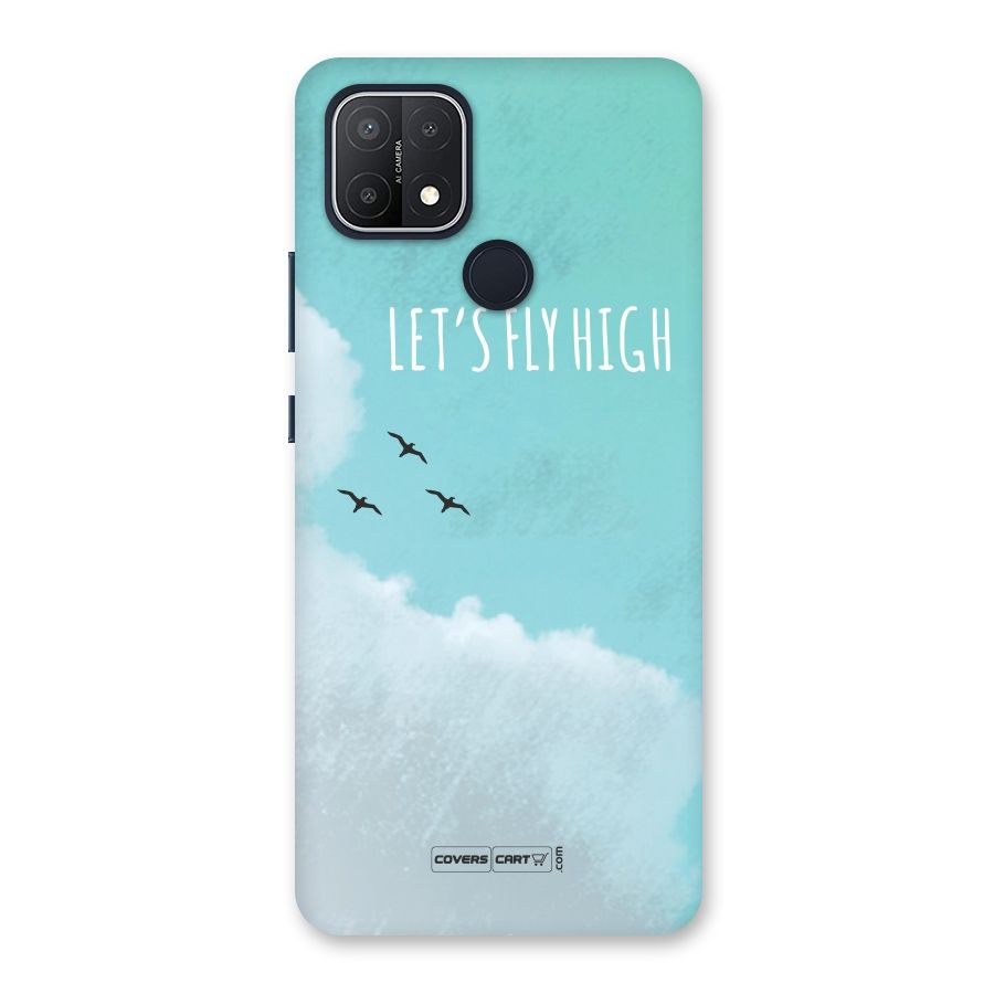 Lets Fly High Back Case for Oppo A15