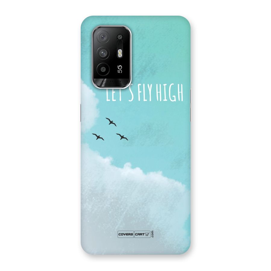 Lets Fly High Back Case for Oppo F19 Pro Plus 5G