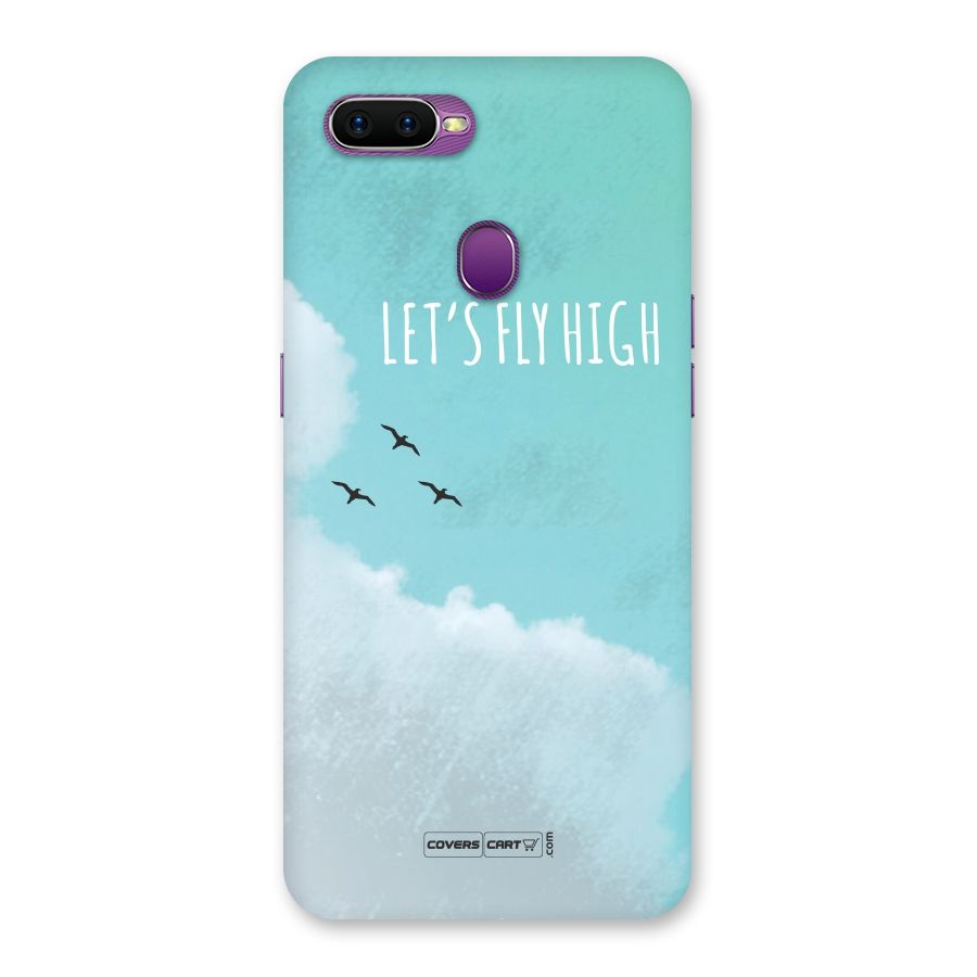 Lets Fly High Back Case for Oppo F9