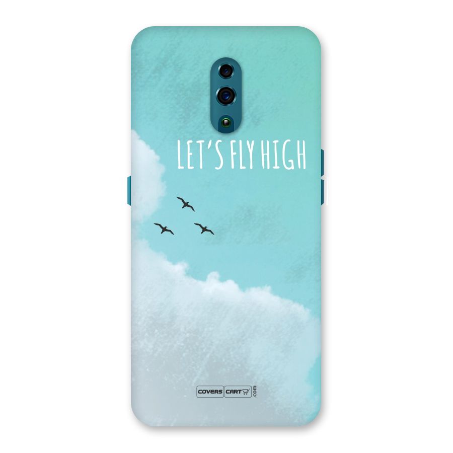 Lets Fly High Back Case for Oppo Reno