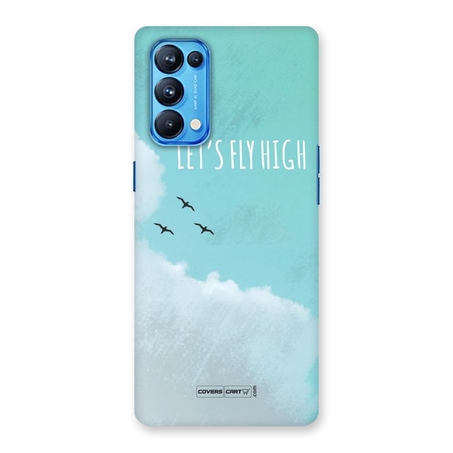 Lets Fly High Back Case for Oppo Reno5 Pro 5G
