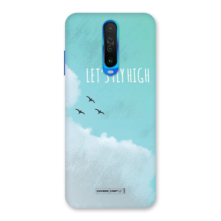 Lets Fly High Back Case for Poco X2