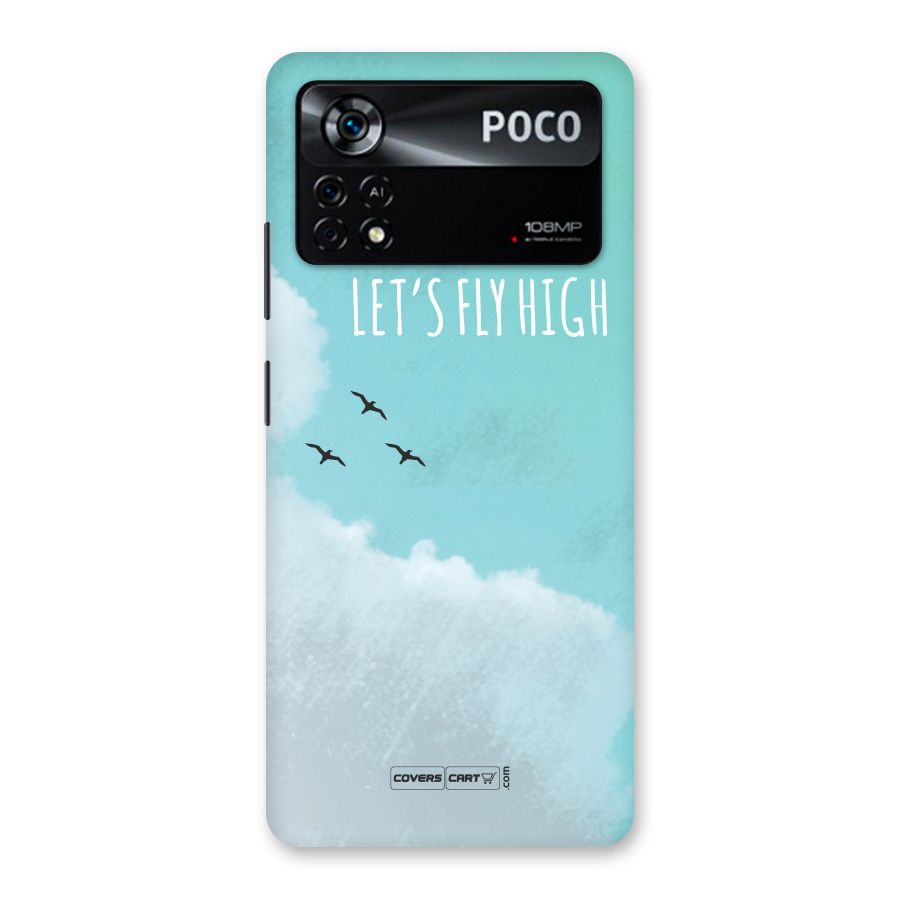Lets Fly High Back Case for Poco X4 Pro 5G