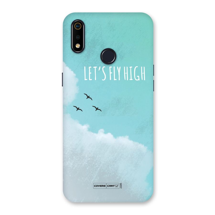 Lets Fly High Back Case for Realme 3i