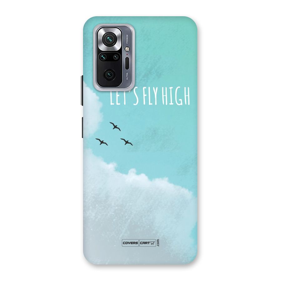 Lets Fly High Back Case for Redmi Note 10 Pro