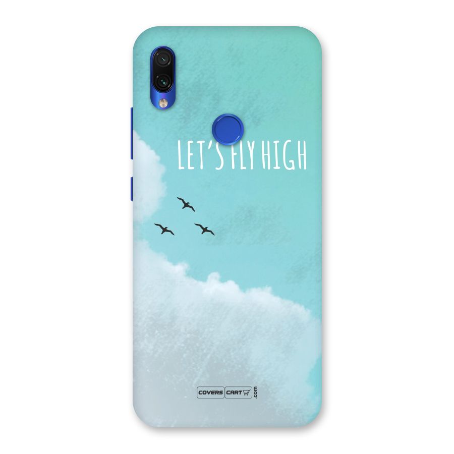 Lets Fly High Back Case for Redmi Note 7S