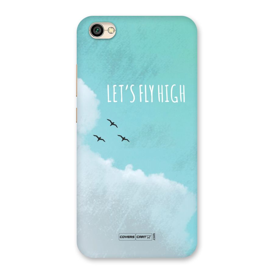 Lets Fly High Back Case for Redmi Y1 Lite