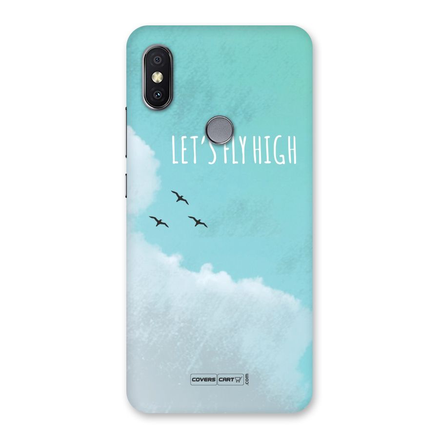 Lets Fly High Back Case for Redmi Y2