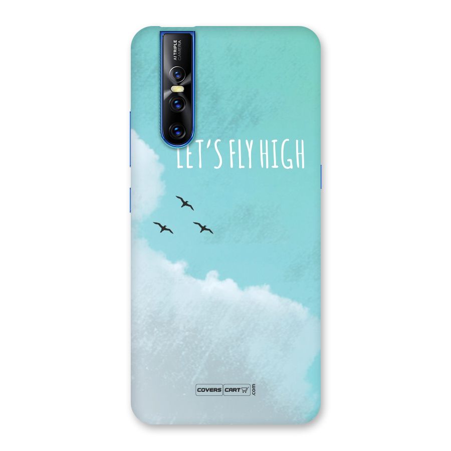 Lets Fly High Back Case for Vivo V15 Pro